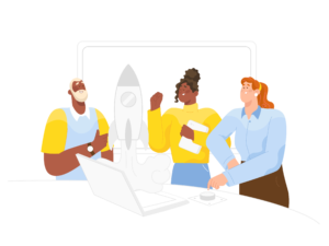Equipe au travail 